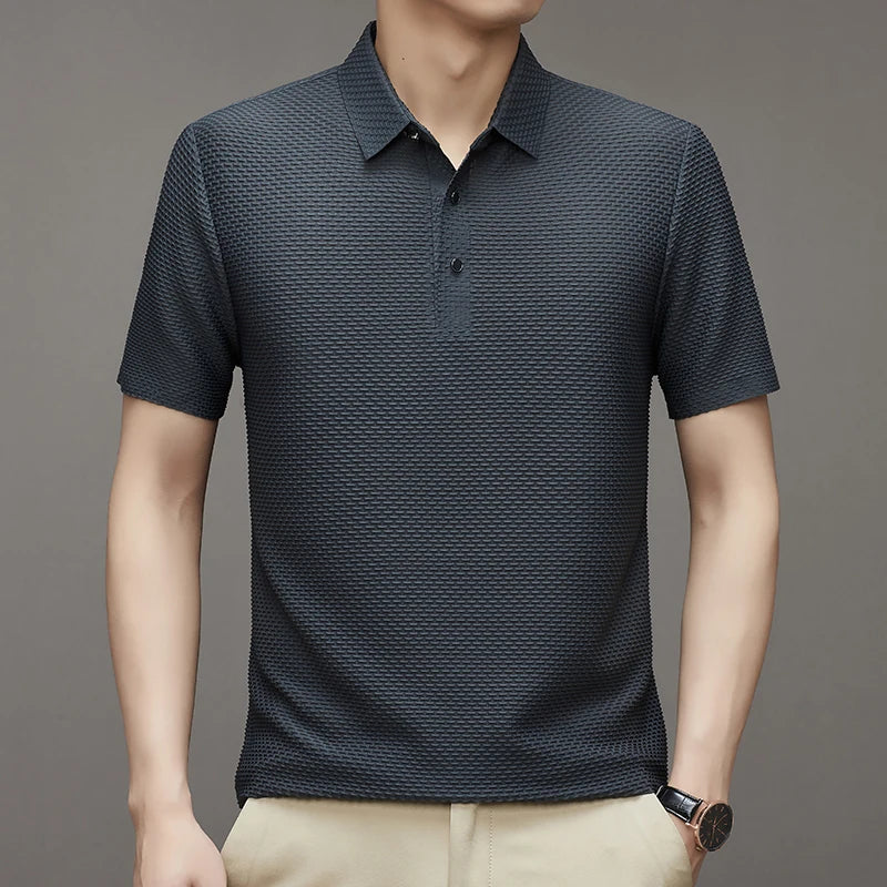 [BETAAL 1, NEEM 2] - Ultra Fresh Zijde Ice Polo Shirt + Gratis Horloge