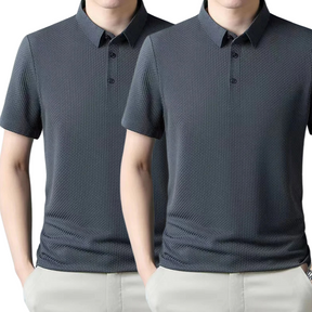 [BETAAL 1, NEEM 2] - Ultra Fresh Zijde Ice Polo Shirt + Gratis Horloge