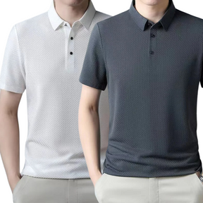 [BETAAL 1, NEEM 2] - Ultra Fresh Zijde Ice Polo Shirt + Gratis Horloge