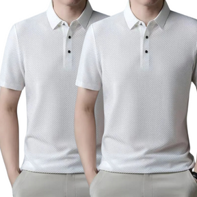 [BETAAL 1, NEEM 2] - Ultra Fresh Zijde Ice Polo Shirt + Gratis Horloge