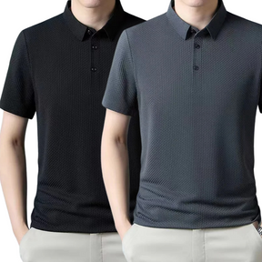 [BETAAL 1, NEEM 2] - Ultra Fresh Zijde Ice Polo Shirt + Gratis Horloge