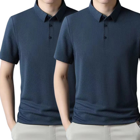 [BETAAL 1, NEEM 2] - Ultra Fresh Zijde Ice Polo Shirt + Gratis Horloge