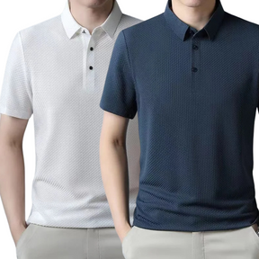 [BETAAL 1, NEEM 2] - Ultra Fresh Zijde Ice Polo Shirt + Gratis Horloge