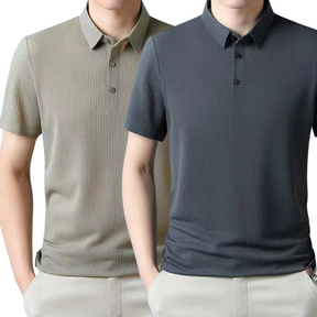 [BETAAL 1, NEEM 2] - Ultra Fresh Zijde Ice Polo Shirt + Gratis Horloge