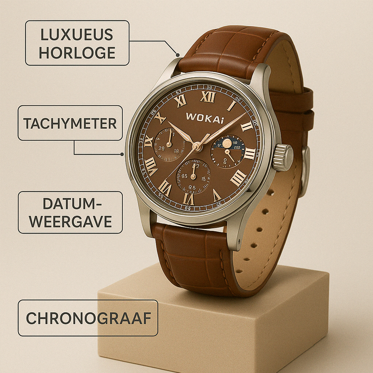 KOOP 1, KRIJG 2 | Ultra Elastech Strijkvrije Overhemd + Gratis Horloge en Riem