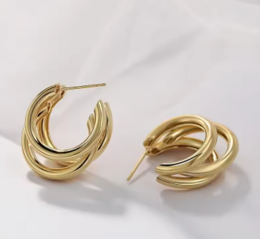 Pendientes Inoxidable Dorado